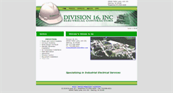 Desktop Screenshot of division16inc.com